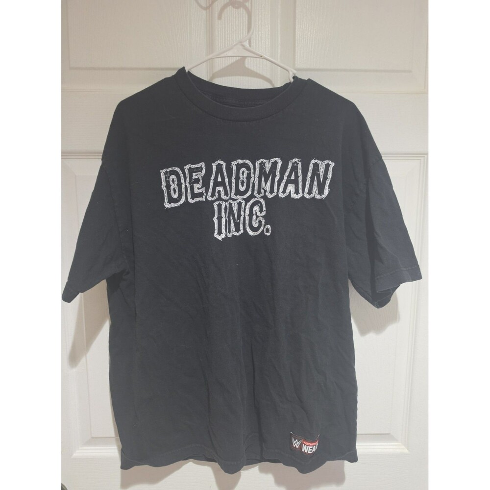 Undertaker Deadman Inc Men Medium WWE Vengeance Unearthed Double Sided Shirt XL